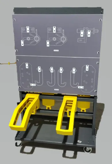 STORAGE TROLLEY MERCEDES-BENZ ANCHORING KIT