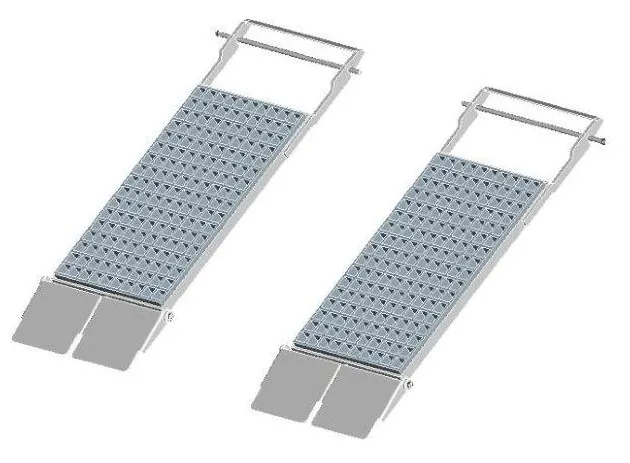 Set of 2 TILTING RAMPS for X-Trac Lifting Platform
