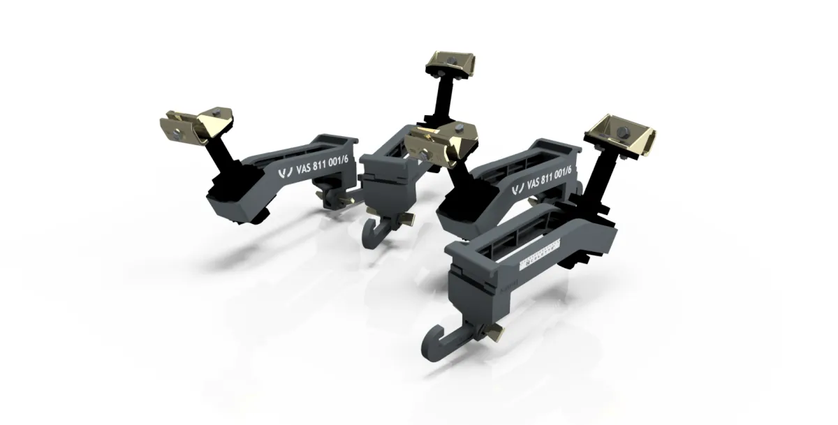 ARCHED ANCHORING CLAMPS