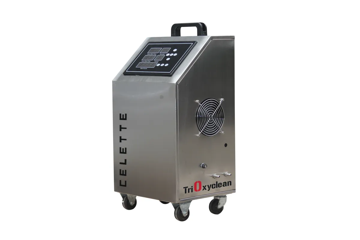 TriOxyClean (12 kg) vehicle disinfection unit with Anion purification.