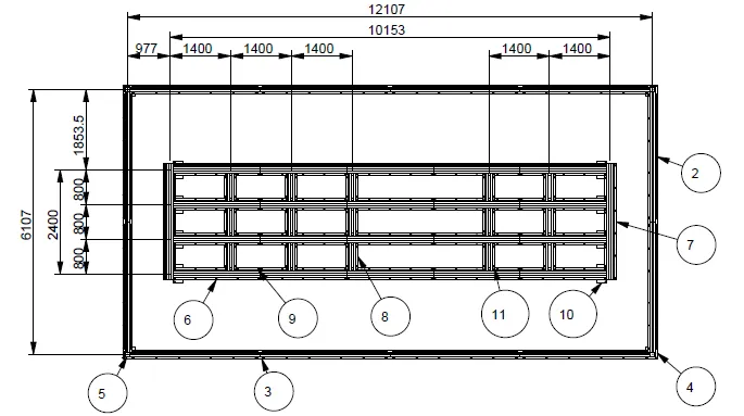 MAMOUTH & BPL INNER 10X2.4 M OUTER 12X6M