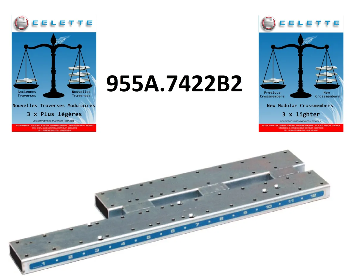 FRONT RIGHT MODULAR ALUMINUM MERCEDES CROSSMEMBER