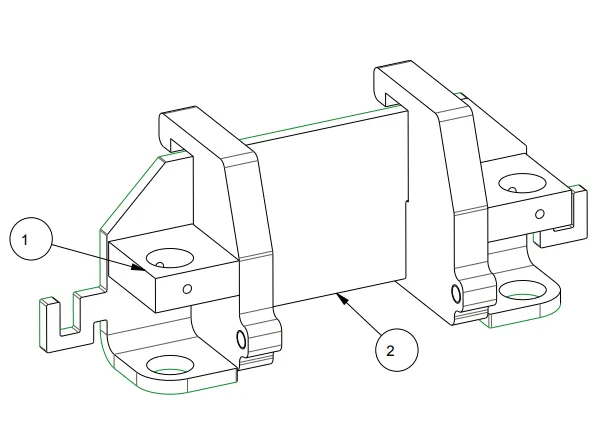 OPENABLE BASKET SUPPORT (PAINTED)