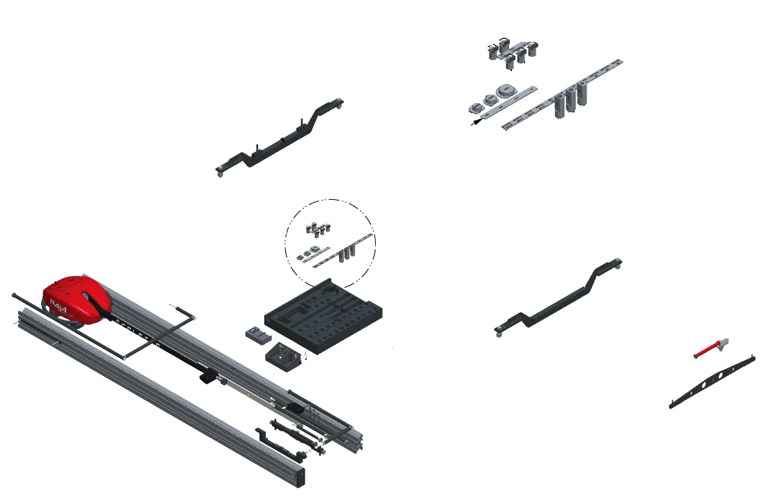 NAJA 3D (RETROFIT) SUPPORT FOR BENCH INCL.