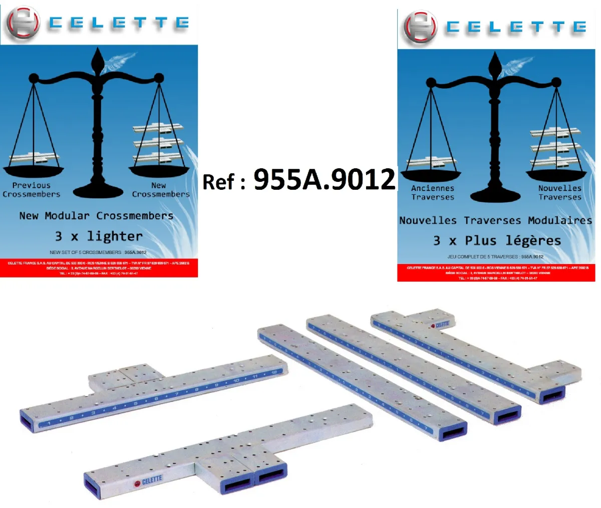 ALUMINUM CROSSMEMBERS SET