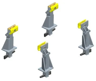 SET OF 4 ANCHORING CLAMPS