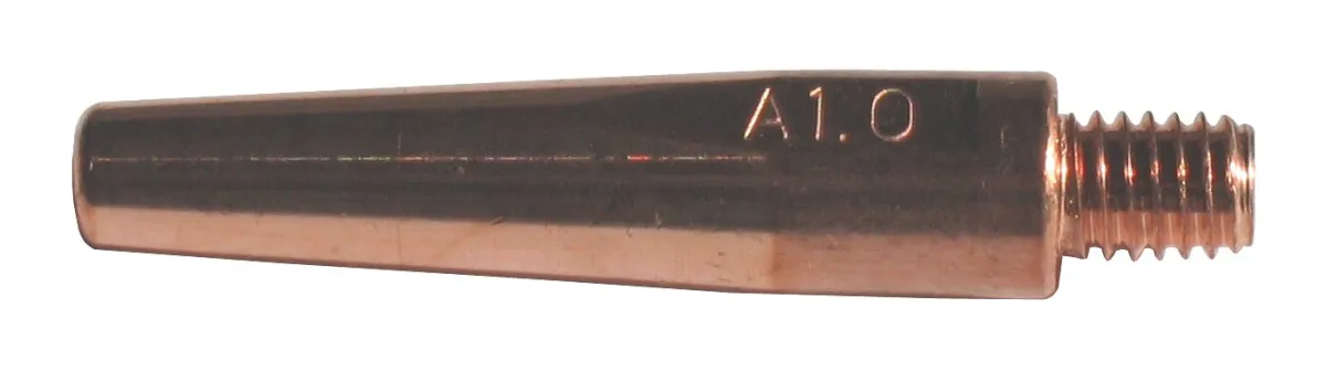 SET OF 10 CONTACT TIP diam.1MM FOR ALU