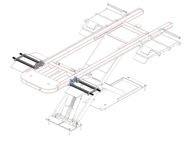 2 OPENING WHEEL SUPPORTS FOR X-ONE