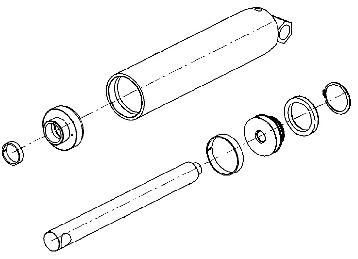 RAM from Main LIFT for GRIFFON 2.8T Bench