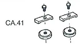 2 CENTRING PARTS TO CHECK