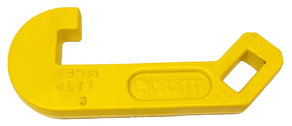 YELLOW HOOK FOR BENCH SILL CLAMPS