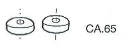 2 CENTRING PARTS TO CHECK