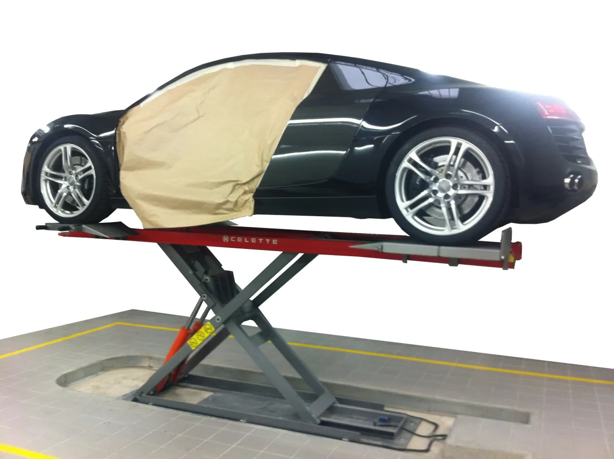 In-Ground X-Trac Lifting Table version