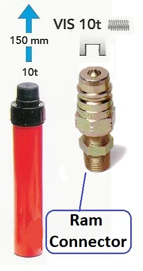 ARIETE ATORNILLADO DE EMPUJE
