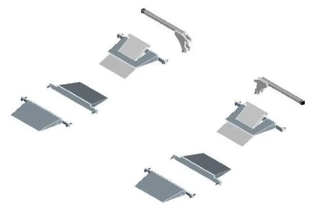 Set of 6 MINI RAMPS for X-Trac Lifting Platform