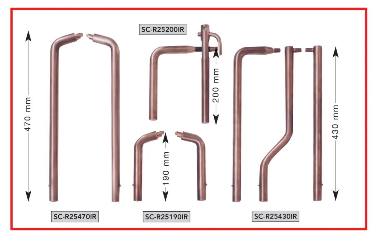 ELECTRODES "SCORPION 2400R ou 3000RF"