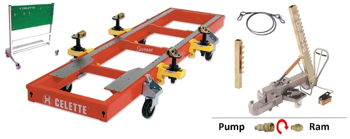SEVENNE BENCH with screw pump connector