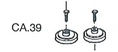 2 CENTRING PARTS TO CHECK