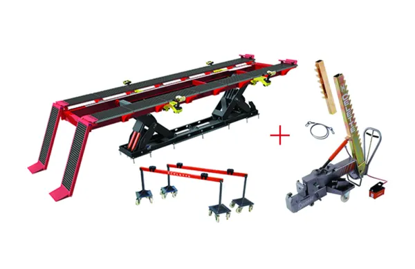 Product RHONE XL 5.5T Drive-On bench (ON-GROUND) + Pulling Unit “SEVENNE” with Axle Stands Image