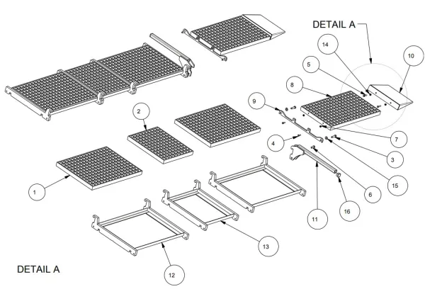 Product SLIDING TRACKS for X-Trac Lifting Platform Image