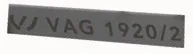 Product STICKER "VAG 1920/2" 500 mm X 46 mm Image