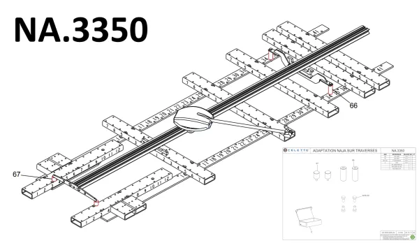 Product NAJA ADAPTATION ON CROSSMEMBERS Image