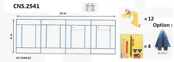 Product SET \3 POINTS\"4 POSITIONS" Image