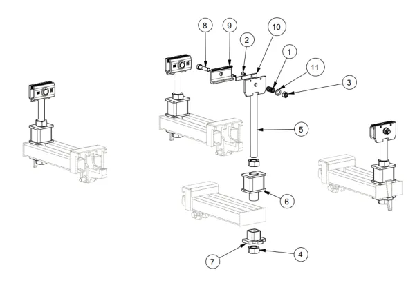 Product SET OF 4 HIGH CLAMPS FOR X-TRAC Image