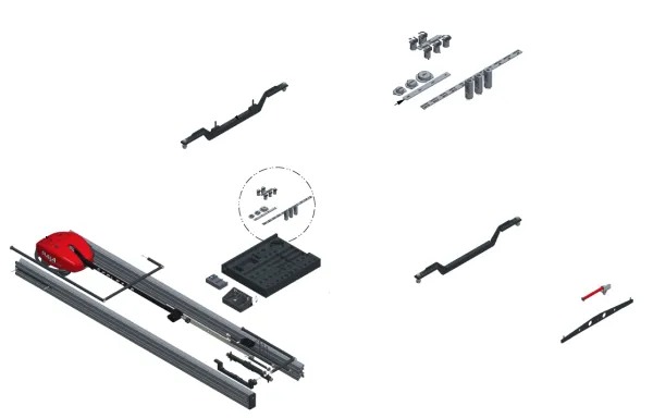 Product NAJA 3D (RETROFIT) SUPPORT FOR BENCH INCL. Image