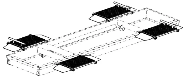 Producto DECKING PLATES SET for INGROUND BENCH Imagen