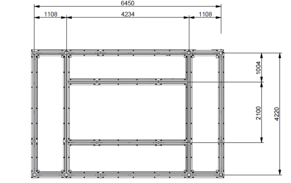 Product FLOOR RAILS 6450X 4220MM Image