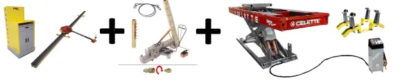 Product GRIFFON 2.8T Evolution Bench with SEVENNE Pulling Unit and with Electronic Measuring System NAJA 3D Image