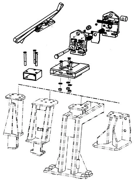Product ANCHORING SET TETRAC + for CHÂSSIS Image