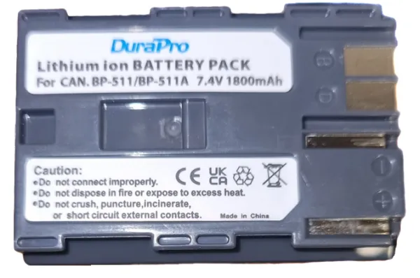 Product NAJA BATTERIES Li-ion (TYPE CANON BP-511) Image