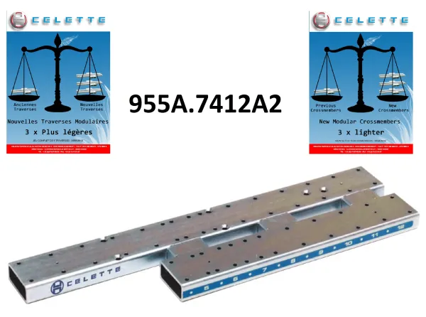 Product FRONT LEFT MODULAR ALUMINUM MERCEDES CROSSMEMBER Image