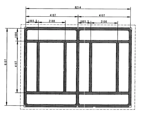 Product INGROUND FRAME (6 x 8) - 2 Working Bay Image