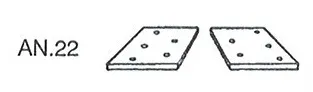Product PEUGEOT 309 ADAPTATION PLATE Image