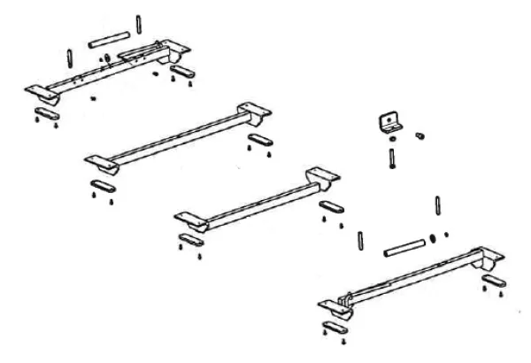 Product Adaptation KIT for NAJA rail ONLY for Lifting Table X-Trac Image